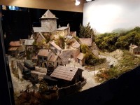 2018-03-09 13.02.26  -->  Two dioramas by Henk Wust, a true veteran in the field, and Jan van Mourik. This one "Mouville" depicts a sleepy town in the French countrysite.